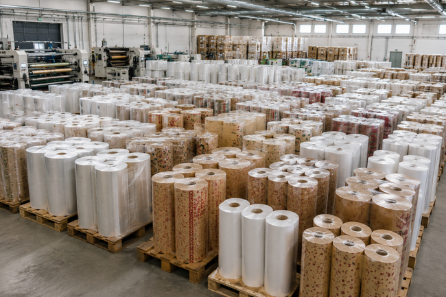 Logistica e distribuzione di grandi volumi di rotoli di carta